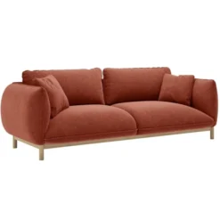 Sofa 3-Osobowa Ada Brązowa Micadoni