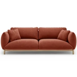Sofa 3-Osobowa Ada Brązowa Micadoni