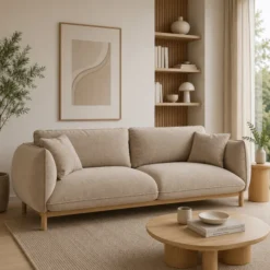 Sofa 3-Osobowa Ada Piaskowa Micadoni