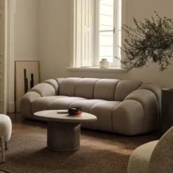 Sofa 3-Osobowa Diana Ciemnobeżowa Micadoni