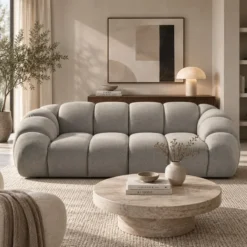Sofa 3-Osobowa Diana Jasnoszara Micadoni