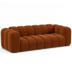 Sofa 3-Osobowa Lupine Ceglasty Welur Micadoni
