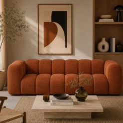 Sofa 3-Osobowa Lupine Ceglasty Szenil Micadoni