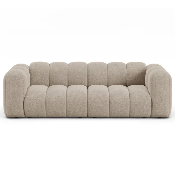 Sofa 3-Osobowa Lupine Ciemnobeżowy Szenil Micadoni
