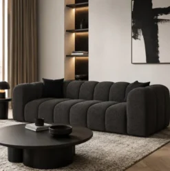 Sofa 3-Osobowa Lupine Ciemnoszary Szenil Micadoni