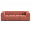 Sofa 3-Osobowa Lupine Koralowy Welur Micadoni