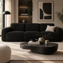Sofa 3-Osobowa Molino Czarna Micadoni