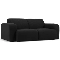 Sofa 2-Osobowa Molino Czarna Micadoni
