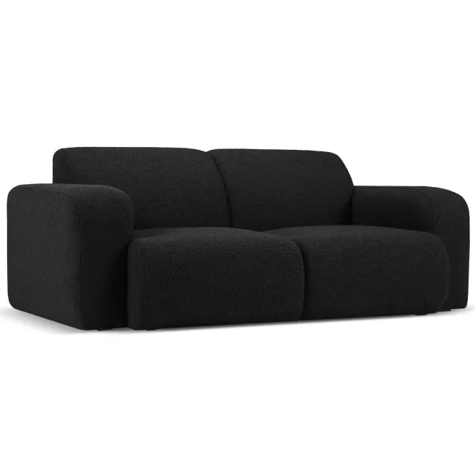Sofa 2-Osobowa Molino Czarna Micadoni