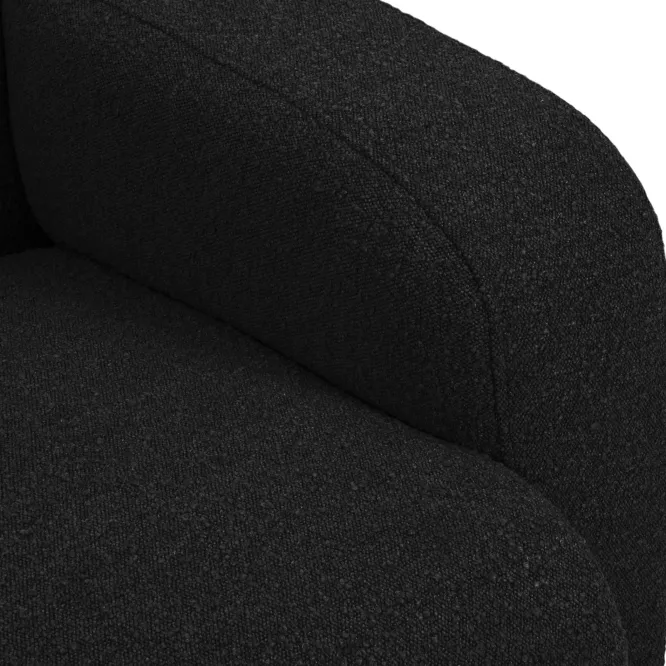 Sofa 2-Osobowa Molino Czarna Micadoni