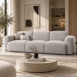 Sofa 3-Osobowa Molino Jasnoszara Micadoni