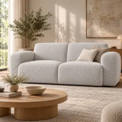 Sofa 2-Osobowa Molino Jasnoszara Micadoni