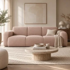 Sofa 3-Osobowa Molino Różowa Micadoni