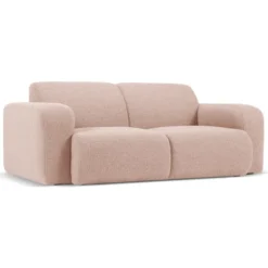 Sofa 2-Osobowa Molino Różowa Micadoni