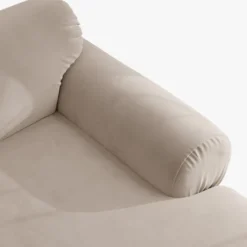 Sofa 3-Osobowa Ophelia Beżowy Welur Micadoni