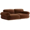 Sofa 3-Osobowa Ophelia Brązowy Welur Micadoni