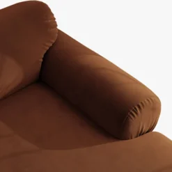 Sofa 3-Osobowa Ophelia Brązowy Welur Micadoni