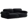 Sofa 3-Osobowa Ophelia Niebieski Welur Micadoni