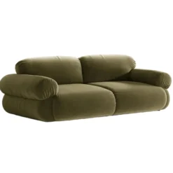 Sofa 3-Osobowa Ophelia Zielony Welur Micadoni