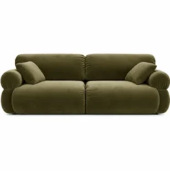 Sofa 3-Osobowa Ophelia Zielony Welur Micadoni