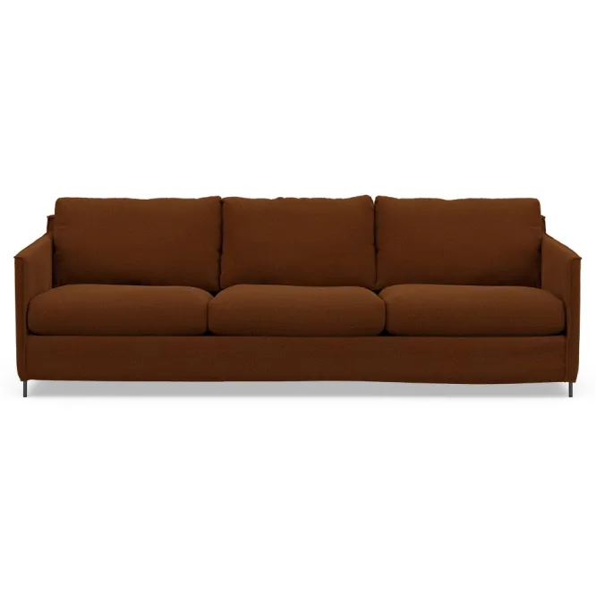 Sofa Petito 258 Cm Kasztanowa
