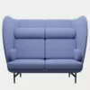 Sofa Plenum 2 Seater Bright Blue Fritz Hansen