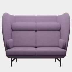 Sofa Plenum 2 Seater Bright Purple Fritz Hansen