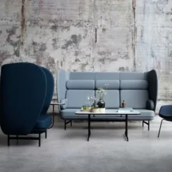 Sofa Plenum 2 Seater Bright Purple Fritz Hansen