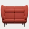 Sofa Plenum 2 Seater Dark Orange Fritz Hansen