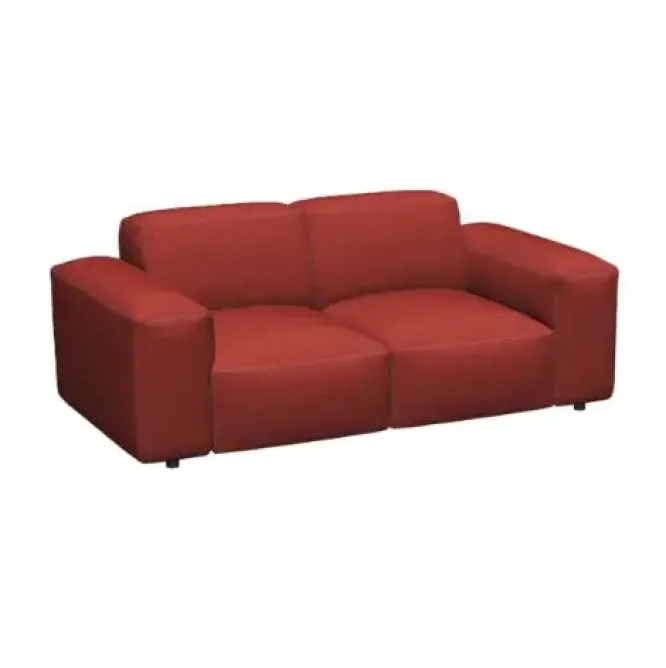 Sofa Revers 2 Seater Wine Red