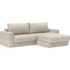 Sofa Rozkładana Akello Lounger Z Podłokietnikami Avella Sand Innovation