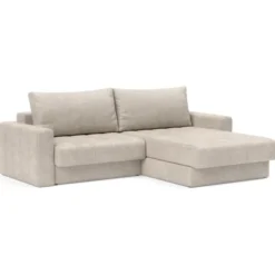 Sofa Rozkładana Akello Lounger Z Podłokietnikami Avella Sand Innovation