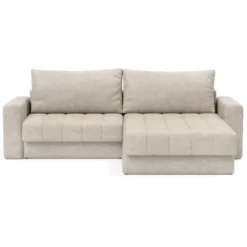 Sofa Rozkładana Akello Lounger Z Podłokietnikami Avella Sand Innovation