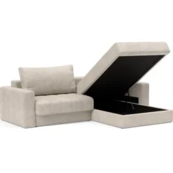 Sofa Rozkładana Akello Lounger Z Podłokietnikami Avella Sand Innovation