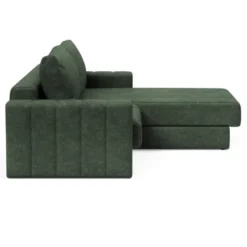 Sofa Rozkładana Akello Lounger Z Podłokietnikami Avella Pine Green Innovation