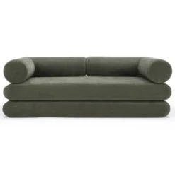 Sofa Rozkładana Circlus L-Shaped Arms Esina Olive Green Innovation