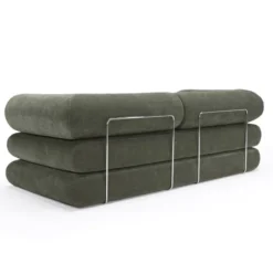 Sofa Rozkładana Circlus L-Shaped Arms Esina Olive Green Innovation