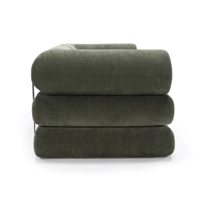 Sofa Rozkładana Circlus L-Shaped Arms Esina Olive Green Innovation
