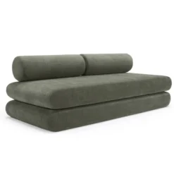 Sofa Rozkładana Circlus Round Cushions Esina Olive Green Innovation