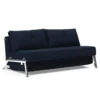 Sofa Rozkładana Cubed 160 Cm Chromowana Podstawa Dance Blue Innovation