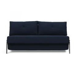Sofa Rozkładana Cubed 160 Cm Chromowana Podstawa Dance Blue Innovation