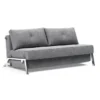 Sofa Rozkładana Cubed 160 Cm Chromowana Podstawa Twist Granite Innovation