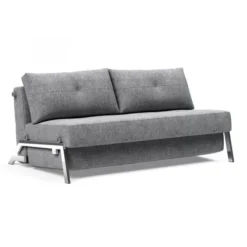 Sofa Rozkładana Cubed 160 Cm Chromowana Podstawa Twist Granite Innovation