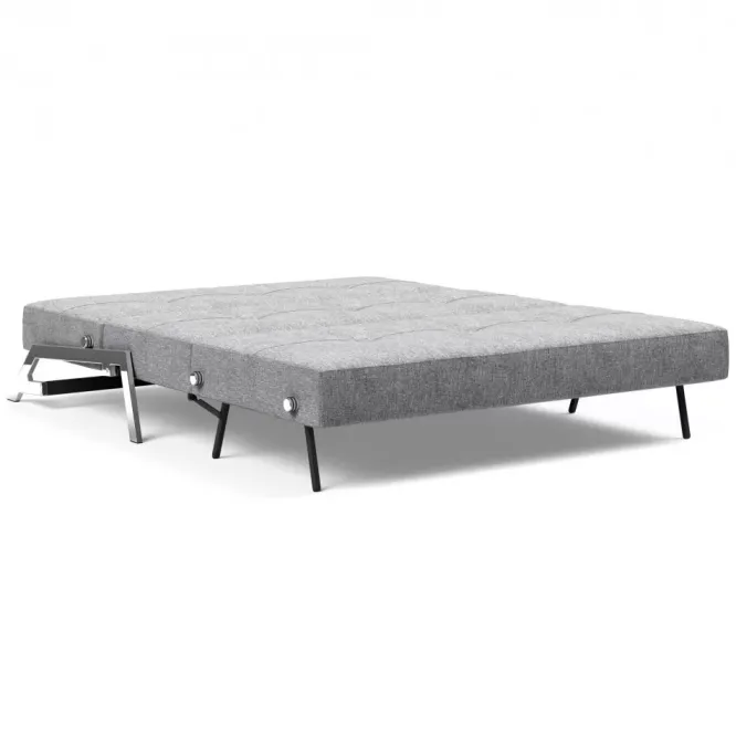 Sofa Rozkładana Cubed 160 Cm Chromowana Podstawa Twist Granite Innovation
