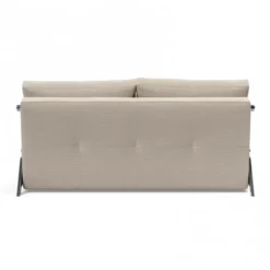 Sofa Rozkładana Cubed 160 Cm Chromowana Podstawa Sand Grey Innovation