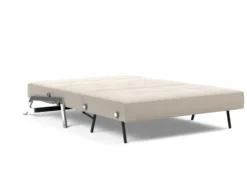 Sofa Rozkładana Cubed 160 Cm Chromowana Podstawa Sand Grey Innovation