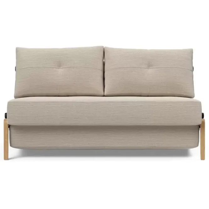 Sofa Rozkładana Cubed 140 Cm Dąb Blida Sand Grey Innovation