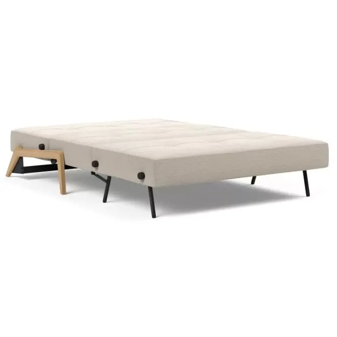 Sofa Rozkładana Cubed 140 Cm Dąb Blida Sand Grey Innovation