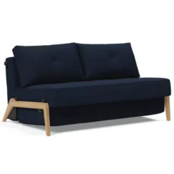 Sofa Rozkładana Cubed 160 Cm Dąb Mixed Dance Blue Innovation