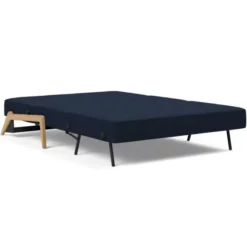 Sofa Rozkładana Cubed 140 Cm Dąb Mixed Dance Blue Innovation